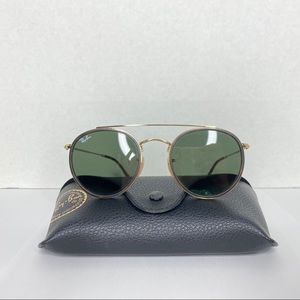 Rayban Round Double Bridge Sunglasses